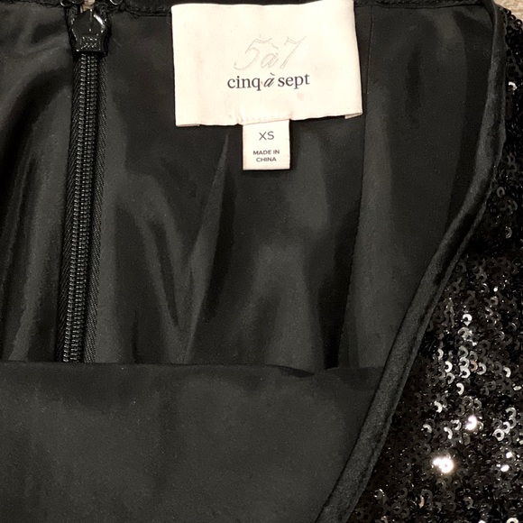 NWOT CINQ À SEPT Marta Sequined Skirt Size XS - Picture 8 of 9